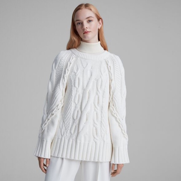 Club Monaco Sweaters - Oversized Cable Crew Sweater NWOT
